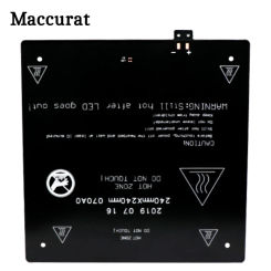 240*240*3.0mm 24V140W 3D Printer Parts Hotbed Latest Aluminum Heated Bed for Hot Bed Support  Black