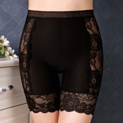 2023 New Female Panties Lace Seamless Safety Short Pants Women's High Waist Stretch Shorts Briefs Slimming Underwear Lingerie