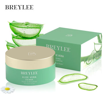 BREYLEE Aloe Vera Collagen Sleep Patch Eye Mask Repair Eye Skin Firming Deep Moisturizing Nourishing Eye Bag Eye Care 60 Pieces