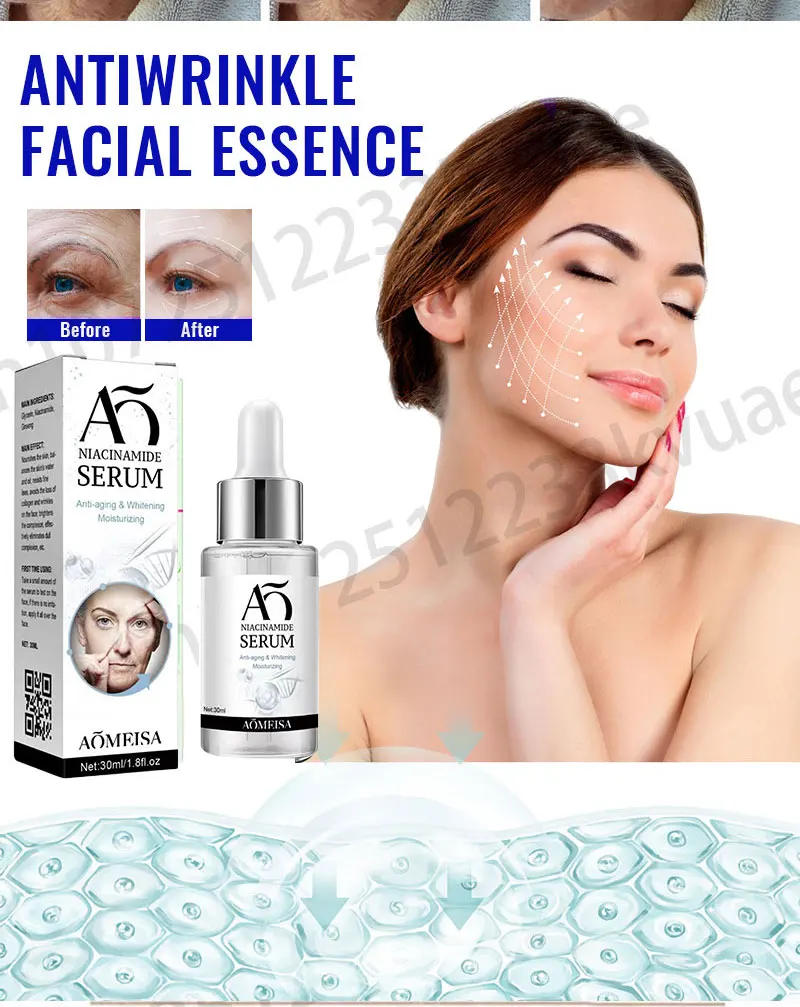 Description Picture 6 of itemEffective Anti-Ageing And Anti-Wrinkle Facial Serum To Remove Facial Wrinkles Fine Lines Around The Eyes Crow's Feet Neck Wrinkl