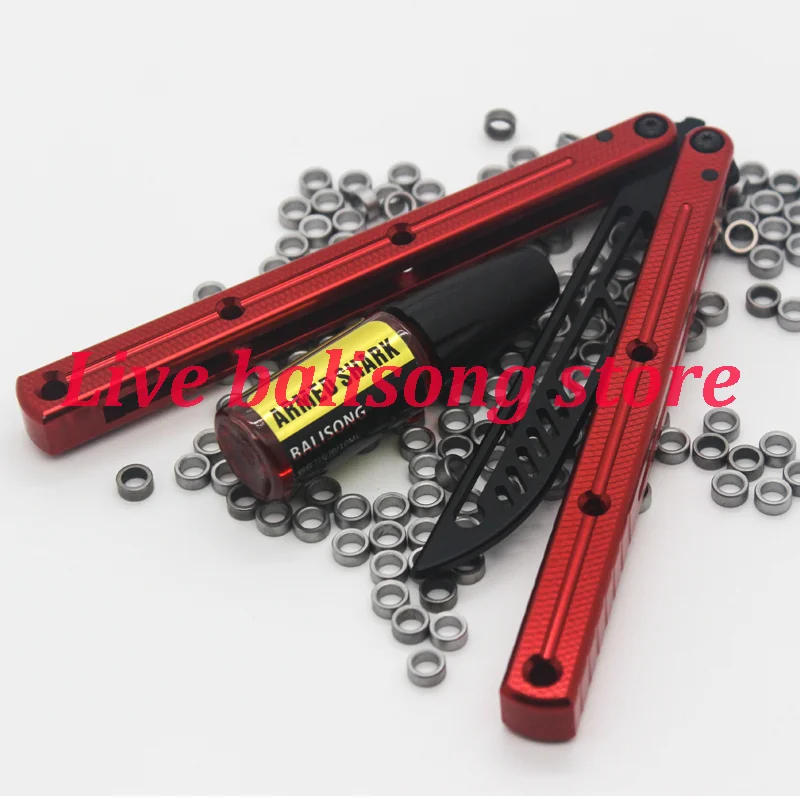 Description Picture 5 of itemARMED SHARK Lubricating Oil Butterfly Trainer Knife Balisong Repair Tools Reduced Bushings Washer Attrit