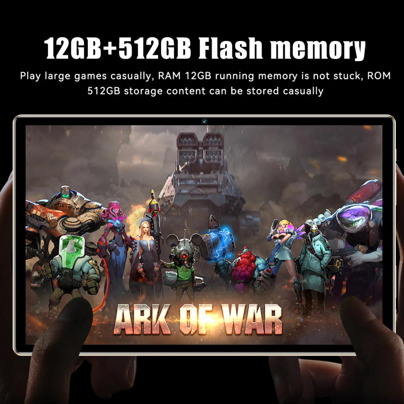 Description Picture 6 of itemGlobal Version Original Tablet 10.1 Inch Android 13 12GB+512GB Tablet Dual SIM Card 4G/5G Phone Call GPS WiFi Bluetooth Tablet