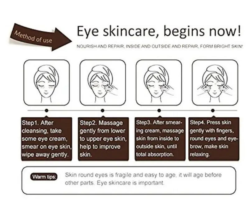 Description Picture 4 of itemHorse Oil Firming Eye Cream for Dark Circles&wrinkles& Fat Granule & Anti-aging Eye Essence Remove Dark Circles Eye Cream