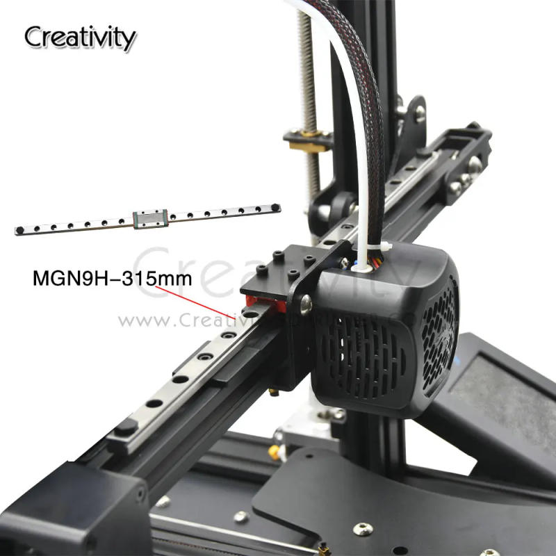 Description Picture 6 of itemCreativity Upgrade Kit X-axis MGN9H/Y-axis MGN12H 315/300mm Linear Guide Kit For Ender3/Ender3 Pro/Ender3 V2 3D Printer