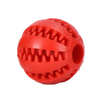 New Pet Dog Toy Interactive Rubber Balls for Small Large Dogs Puppy Cat Chewing Toys Pet Tooth Cleaning Indestructible Dog  Ball