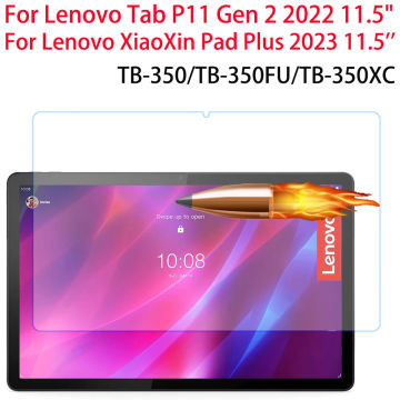 Tempered Glass Film For Lenovo Tab P11 2nd Gen 11.5 inch 2022 Screen Protector For Lenovo XiaoXin Pad Plus 2023 11.5 TB350FU