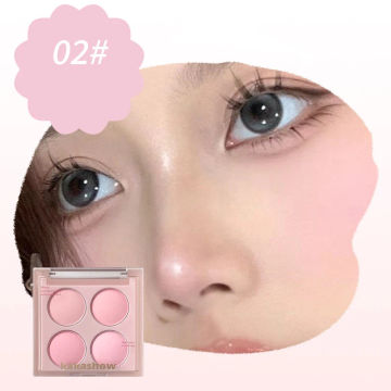 Korean Blush Palette Expansive Color Brightening Face Contouring Shadow Blusher Long-lasting Tint Cheek Korean Makeup Cosmetics