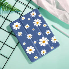 Flower Case Compatible With iPad iPad 9.7-Inch (6th/5th Generation, 2018/2017)Mini4/5 ,Air4/5 10.9in,With Pen Holder