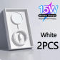 2Pcs white