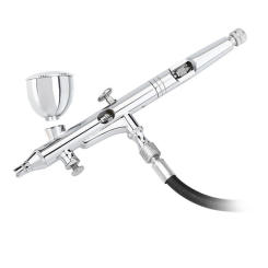 RIBO Good Handle 185 Airbrush Pen Dual Action Fine Spray Gun Air Valve 1.2M HOSE All Metal G1/8 Female 0.3MM Needles
