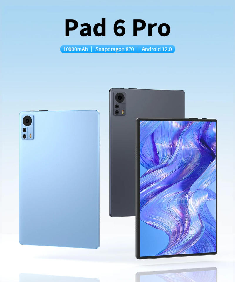 Description Picture 2 of item2023 Original Global Version Tablet Android 12 Pad 6 Pro 12GB+512GB Snapdragon 870 Tablets PC 5G Dual SIM Card or WIFI HD 4K Mi