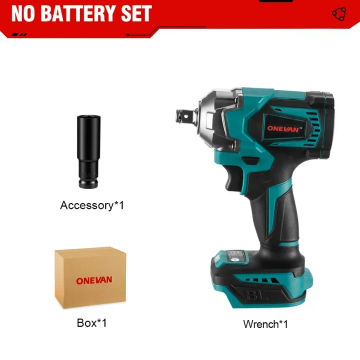 ONEVAN 1200 N.m Brushless Electric Wrench DTW500 Cordless Impact Wrench Electric Screwdriver Power Tool For Makita 18V Battery