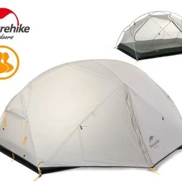 Naturehike Mongar 2 Tent, 2 Person Camping Tent Outdoor Ultralight 2 Man Camping Tents Vestibule Need To Be Purchased Separately