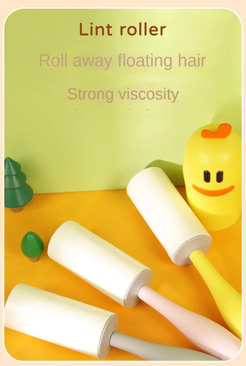 Description Picture 5 of itemPet Sticker Cartoon Style Tearable Dust Sticker Paper Roller Furniture Clothes Hair Remover Cat Supplies Cat Lint Roller