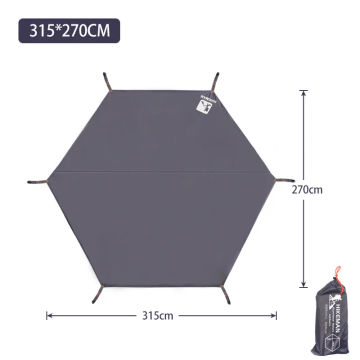 Waterproof Camping Tarp Thicken Tent Floor Mat Outdoor Hiking Beach Picnic Pad Sun Canopy Multifunctional Camping Mat