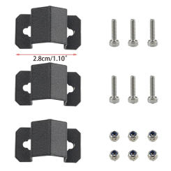 3Set Metal Clips 3D Printer Holder Compatible with Holding Prusa i3 LM8UU MK2/MK2S/MK3 Spare Parts Repairing Kits Dropship