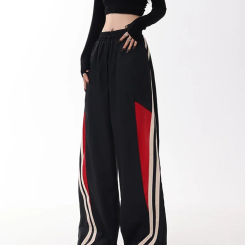 Y2K Women Streetwear Sports Cargo Korean Harajuku Casual Parachute Tech Pants Men Sweatpants Wide Leg Joggers Trousers Clothes