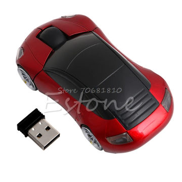 2.4GHz 3D Optical Wireless Mouse Mice Car Shape Receiver USB For PC Laptop Computer Accessories Drop Shipping