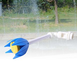 Swimming Pool Waterfall Sprayer Lotus Flower Pond Fountain Nozzle Accessories
