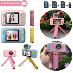 2.4 Inch Ips Color Screen Digital Camera 40mp 1080p Children Kids Camera 180 Degrees Rotation Digital Photo Camera Birthday Gift
