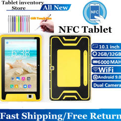 Hot Sales Android 9.0 NFC Drop-Proof 10.1 INCH 2GB/32GB MTK6761 Tablet PC 4G Lte Phone Call 1280*800 IPS Dual Camera WIFI