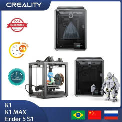 CREALITY K1/K1 MAX/Ender 5 S1 High Speed 3D Printer 250mm-600mm/S High-Speed Printing 300℃ High Temperature Auto Leveling