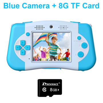 Prograce Kids Camera Toy Game Consoles Child Camera Digital Selfie Camera Video Gaming Photo Camera Girls' Toy Birthday Gift