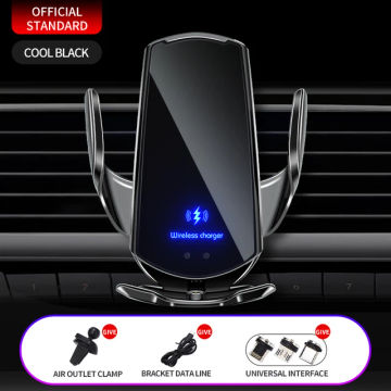 2023 New 50W New Intelligent Fast Car Wireless Charger with Stand, Suitable for iPhone 15, 14, 13, Samsung, Huawei, Xiaomi