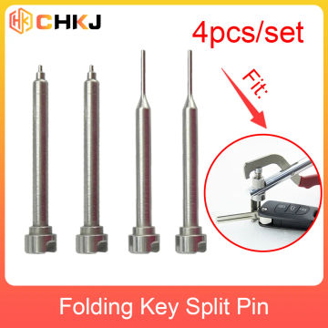 CHKJ Universal 4PCS/Lot 1.0/1.25mm Replacement Pin For HUK Folding Key Split Pin Folding Key Remote Control Pin Pliers