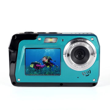 Waterproof Digital Camera 1080P 4K 56MP Anti-shake Outdoor Video Recorder Camera IPS Dual Screen Selfie Camcorder for Swimming