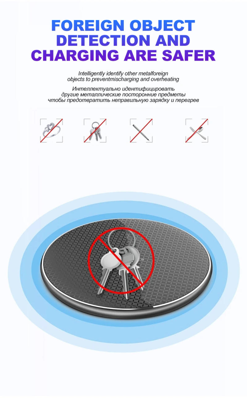 Description Picture 6 of itemFast Wireless Charger For Apple iPhone 14 12 11 13 Pro Max Induction Charger Samsung S21 S22 S23 Ultra Plus Xi0aomi Mi 13 12 Pro