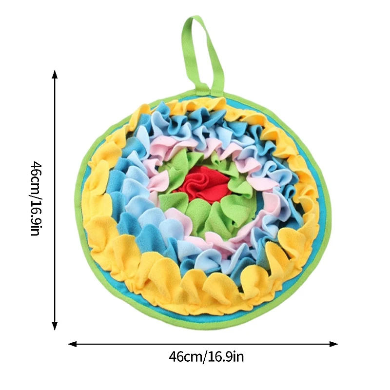 Description Picture 6 of itemDog Snuffle Mat Pet Slow Feeding Bowl Interactive Dogs Food Dispenser Nose Smell Dog Toys Funny Training Sniffing Pad Puzzle Toy