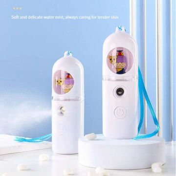 Handheld Portable Nano Mist Rechargeable Facial Hydration Beauty Sterilizing Sprayer Fast Hydration Nourishing Skin