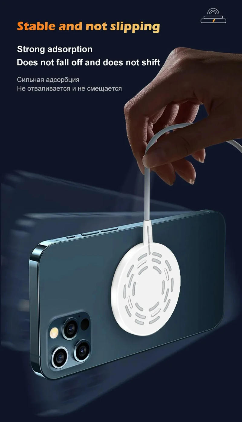 Description Picture 3 of itemFor Magsafe Original 20W Magnetic Wireless Fast Charging For iPhone 15 14 13 12 11 Pro Max Mini X XR XS USB-C Fast Charger Cable