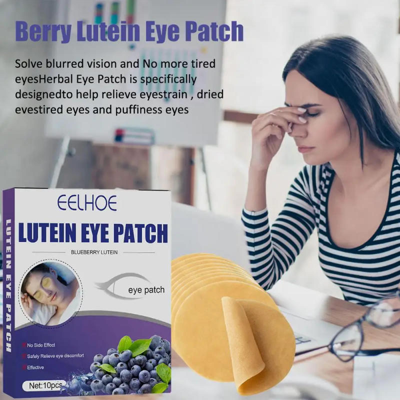 Description Picture 4 of itemEye Patch For Adults Blueberry Lutein Essence Eye Patch Cold Compress Eye Masque For Relieving Eye Fatigue Dry Eyes Disposables