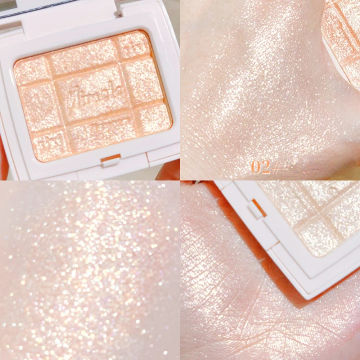 XIXI New Highlighter Stereo Shadow Integrated Disc Delicate Texture Easy Makeup Face Brightening Lasting Natural Face Makeup