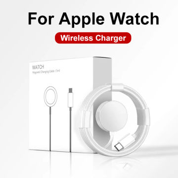 Original For Apple Watch Series 8 7 6 5 SE Portable Magnetic Wireless Charger USB For iWatch Fast Charging Cable Accessories