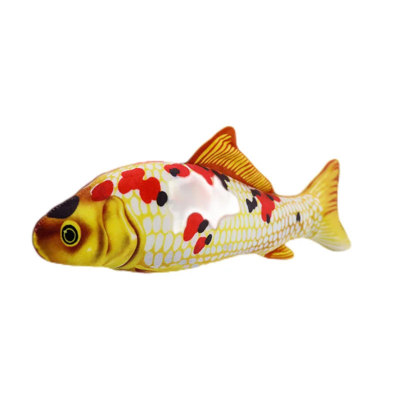 Description Picture 6 of itemCat  Training Toy Fish Plush Shape Stuffed Catnip Pillow 30cm With Zip Simulation Fish Cat Toy Fish Interaction No Electric