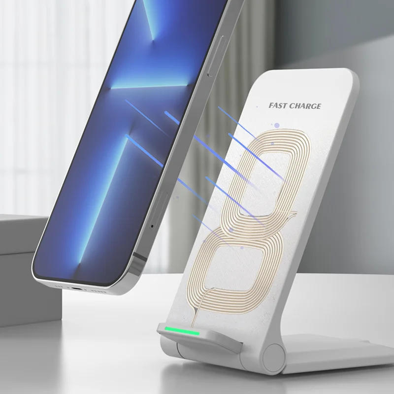Description Picture 4 of item30W Wireless Charger For iPhone 15 14 13 12 11 Pro Xs Max Mini Induction Fast Wireless Charging Stand For Samsung s8 s9 s10 note