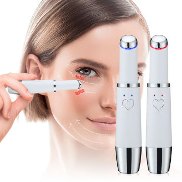 Electric Eye Massager Eye Skin Lift Anti Age Eye Bags Wrinkle Skin Care Tool Vibration 45℃ Hot Massage Relax Eyes Photo Therapy