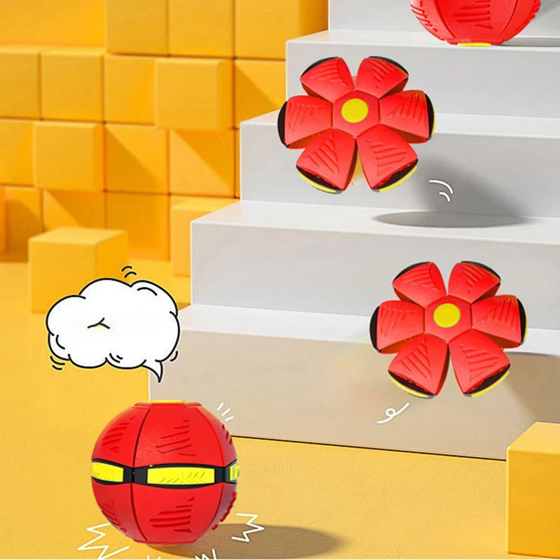 Description Picture 4 of itemInteractive Flying Saucer Ball Dog Toys Funny Pet Toy Flying Saucer Outdoor Dog Training Toy Dogs Accessoires