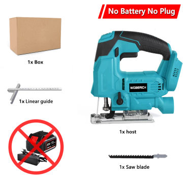 6 Gear Electric Jigsaw Cordless Jig Saw Variable Speed Portable Multi-Function Woodworking Power Tool for Makita 18V Battery