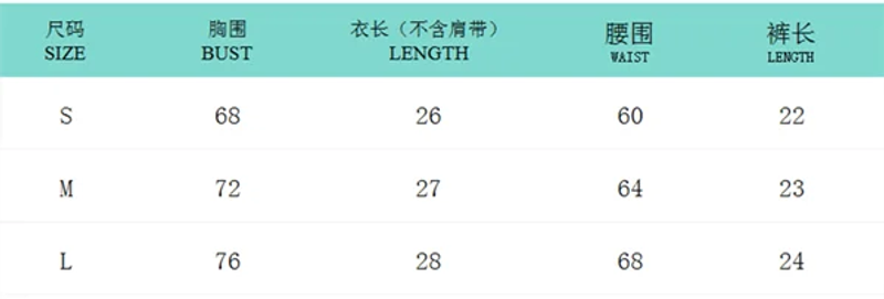 Description Picture 2 of itemCHRONSTYLE 2023 New Summer 2 Pieces Sets Women Ribbed Outfits Sleeveless Strap V-neck Slim Fit Camis Vest Tops Low Waist Shorts