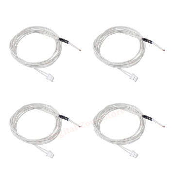 4Pcs NTC 3950 Thermistors 100K ohm Temp Sensor 1 m/39.4 inches for Ender 3,Ender 3 Pro,Ender 3 Neo,CR-10 10S 3D Printer