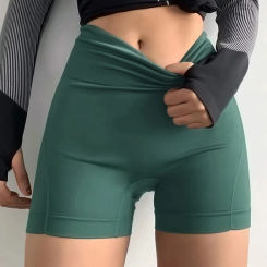 New Women Sports Shorts Summer Running Sexy Leggings High Waist Short Pants Fitness Jogging Clothing Black Safety Shorts
