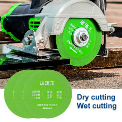Glass Cutting Disc Ceramic Crystal Diamond Jade Wine Bottle Polishing 100mm Ultra-thin Saw Blade Cutting Disk Without Chipping