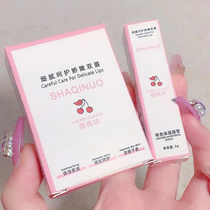 Description Picture 5 of itemRed Lip Tint Reduce Lip Lines Lip Glaze 3 Colors Beauty Products Showing Color Lipstick High Color Rendering Velvet Lipstick
