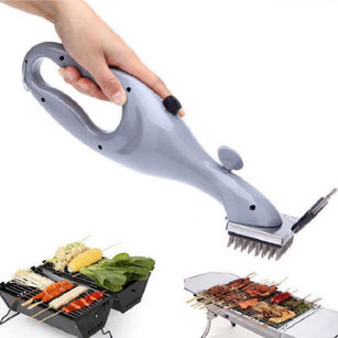 Stainless Steel Barbecue Grill Cleaner Brush Steam Power Scrubber Cleaning Tool