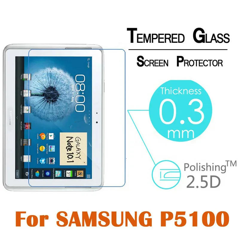 Description Picture 5 of itemScreen Protector for Samsung Tab 2 10.1 GT P5100 P5110 P5113 Tempered Glass Note (2012) N8000 Clear Explosion-Proof cover Film