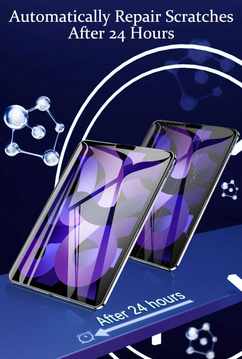 Description Picture 3 of item2pcs Hydrogel Film For Ipad Pro 11 Mini 6 Air 5 4 Screen Protector For Ipad 9 Genration 10 8 7 6 5 4 3 2 th 10.5 9.7 Not Glass